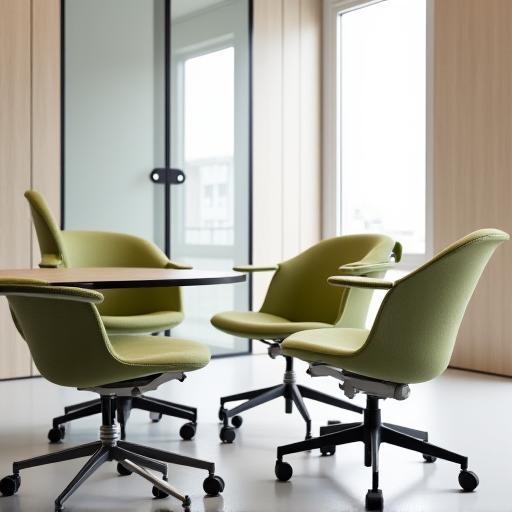 'WA'モデルのミーティングチェア